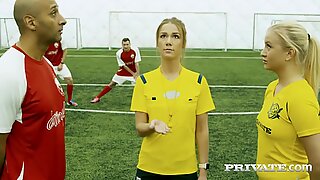 Private.com - super soccer slut بلانش برادبوري يحصل على شرجي!